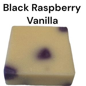 2 Bars Black Raspberry Vanilla Premium Handmade Soap